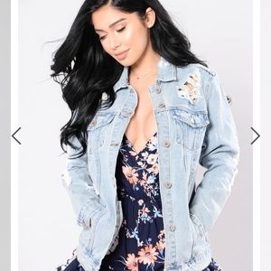 Stereo Love Denim Jacket -Vintage